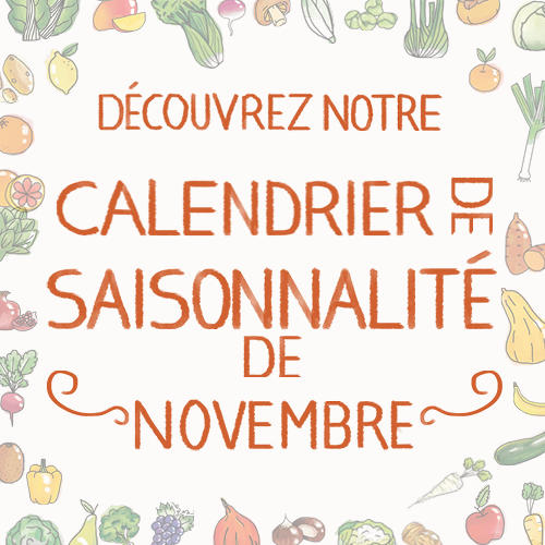 Fruits & légumes : le calendrier de saisonnalité de Novembre 2020, selon Biocoop